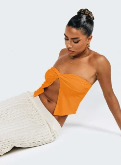 Princess Polly Mani Top Orange Fashion