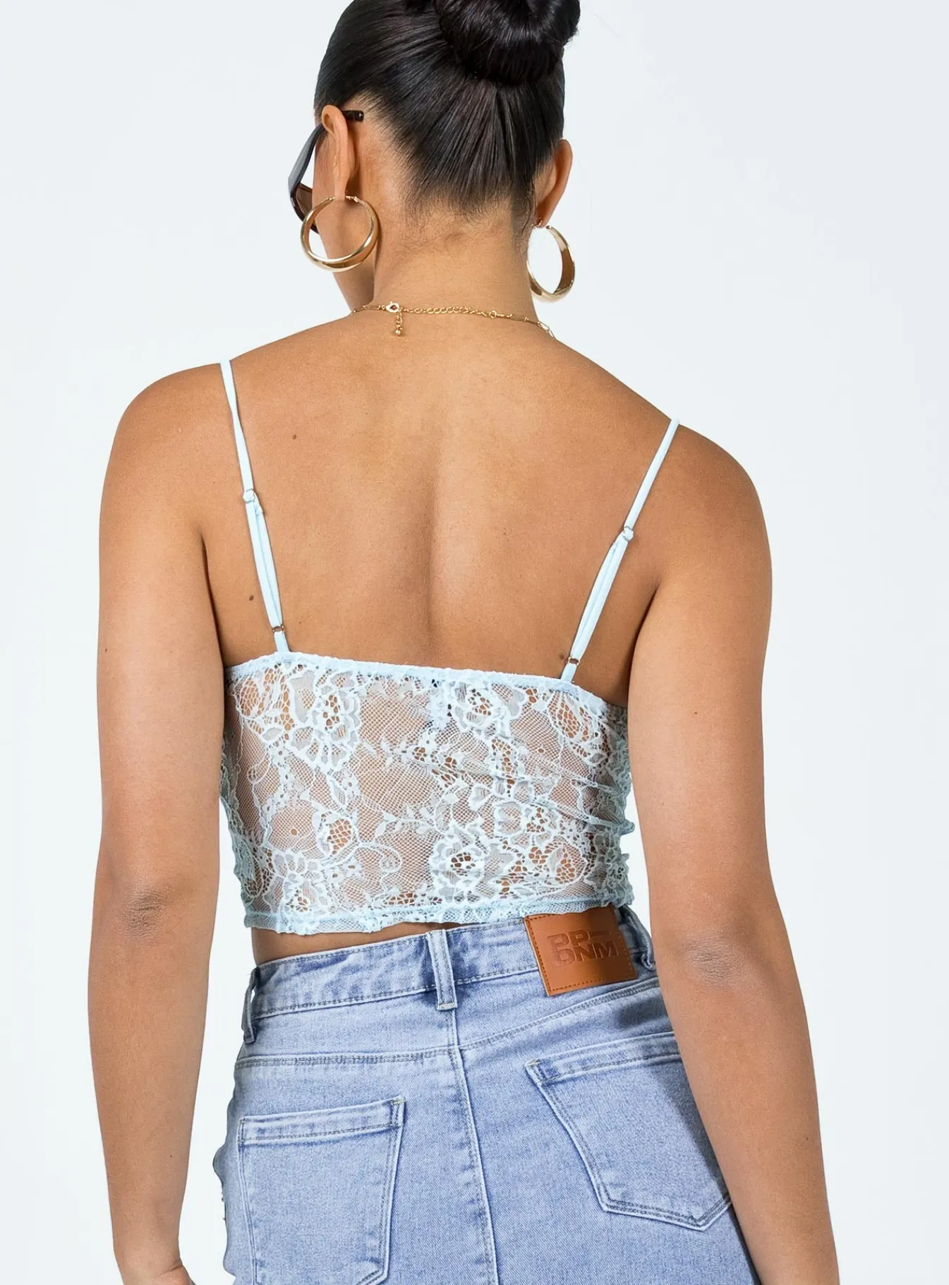 Princess Polly Marcella Top Blue Cheap