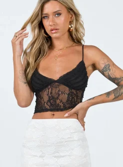Princess Polly Marcella Top  Black Store