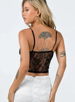 Princess Polly Marcella Top  Black Store
