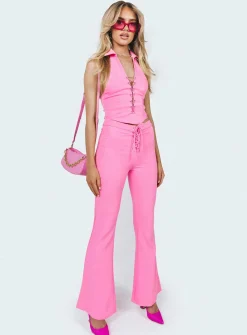 Princess Polly Marcia Vest Top Pink Discount