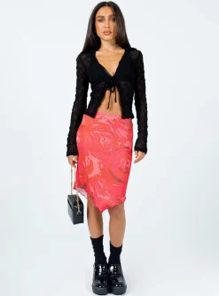 Princess Polly Marcos Long Sleeve Top Black Discount