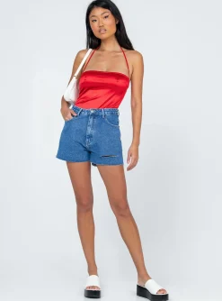 Princess Polly Marcus Bodysuit  Red Sale