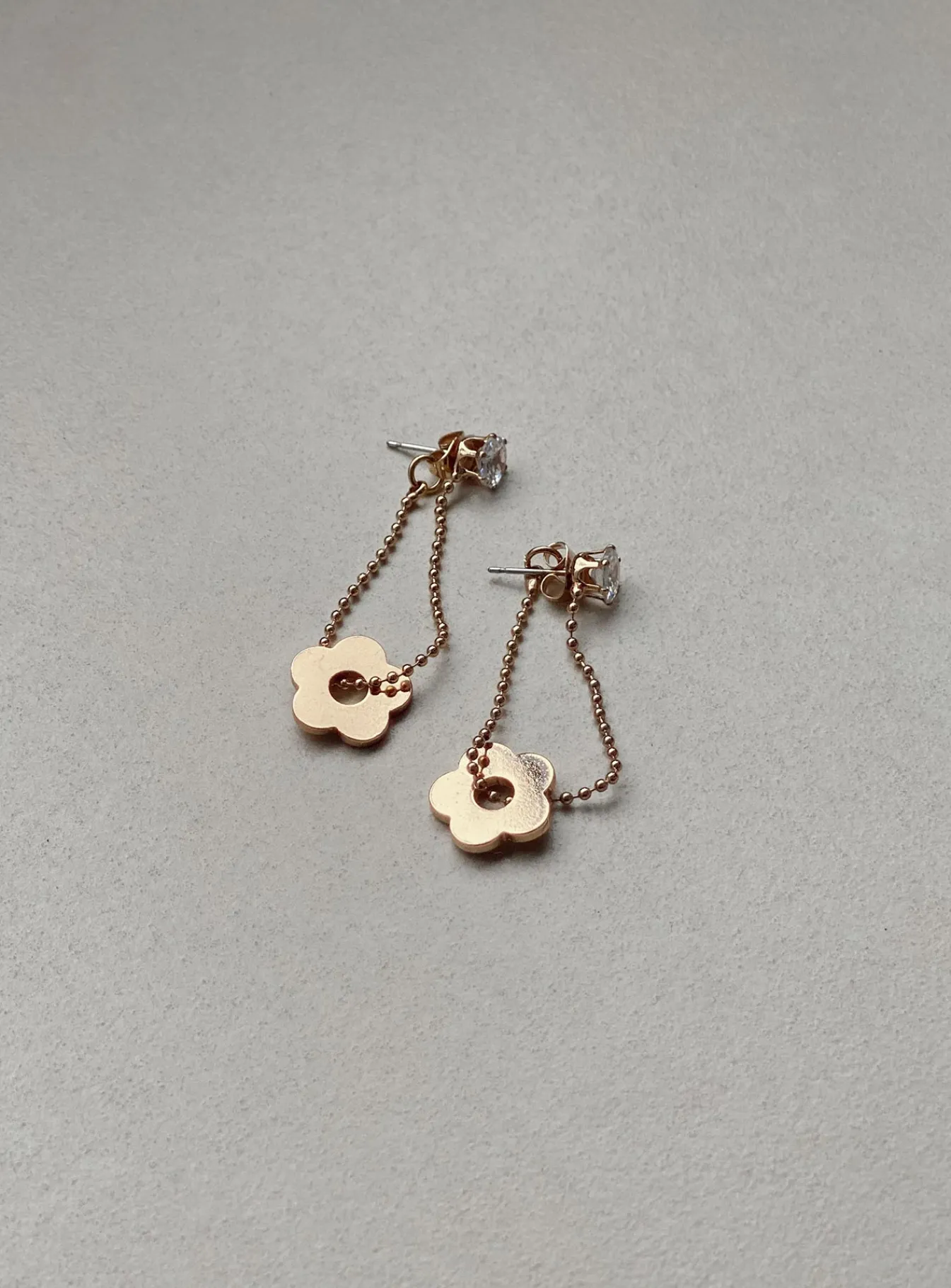 Princess Polly Margaux Earrings Gold New