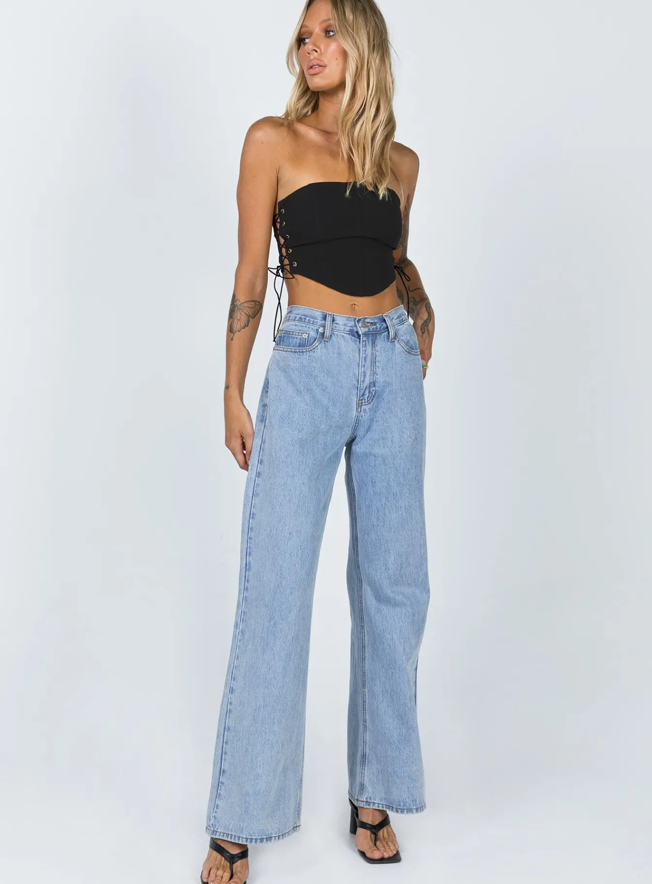 Princess Polly Margot Mae Top Black Outlet