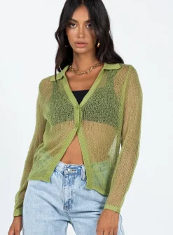 Princess Polly Mariam Shirt  Green New