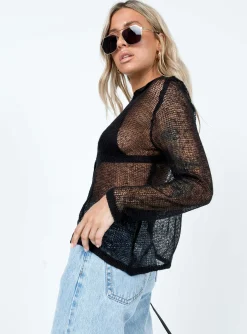 Princess Polly Mariam Shirt  Black Store