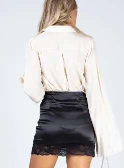 Princess Polly Mariana Mini Skirt Black Cheap