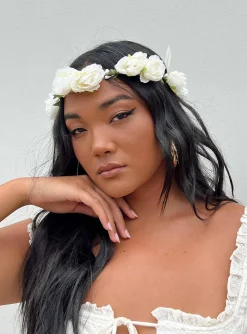 Princess Polly Mariani Flower Crown   Multi Discount