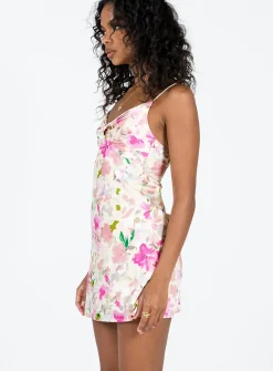 Princess Polly Marilyn Mini Dress Floral Multi Hot