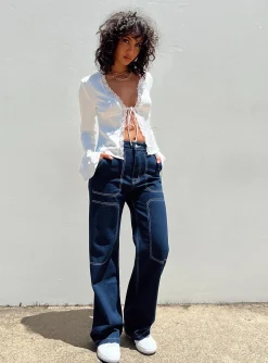 Princess Polly Marinejean   Denim Online