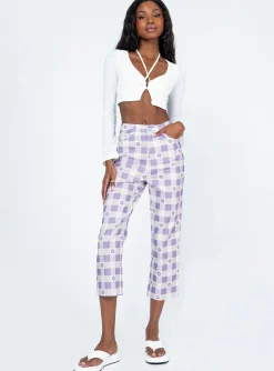 Princess Polly Marlissa Pants  Purple Outlet