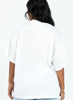Princess Polly Martini Oversized Tee White Shop