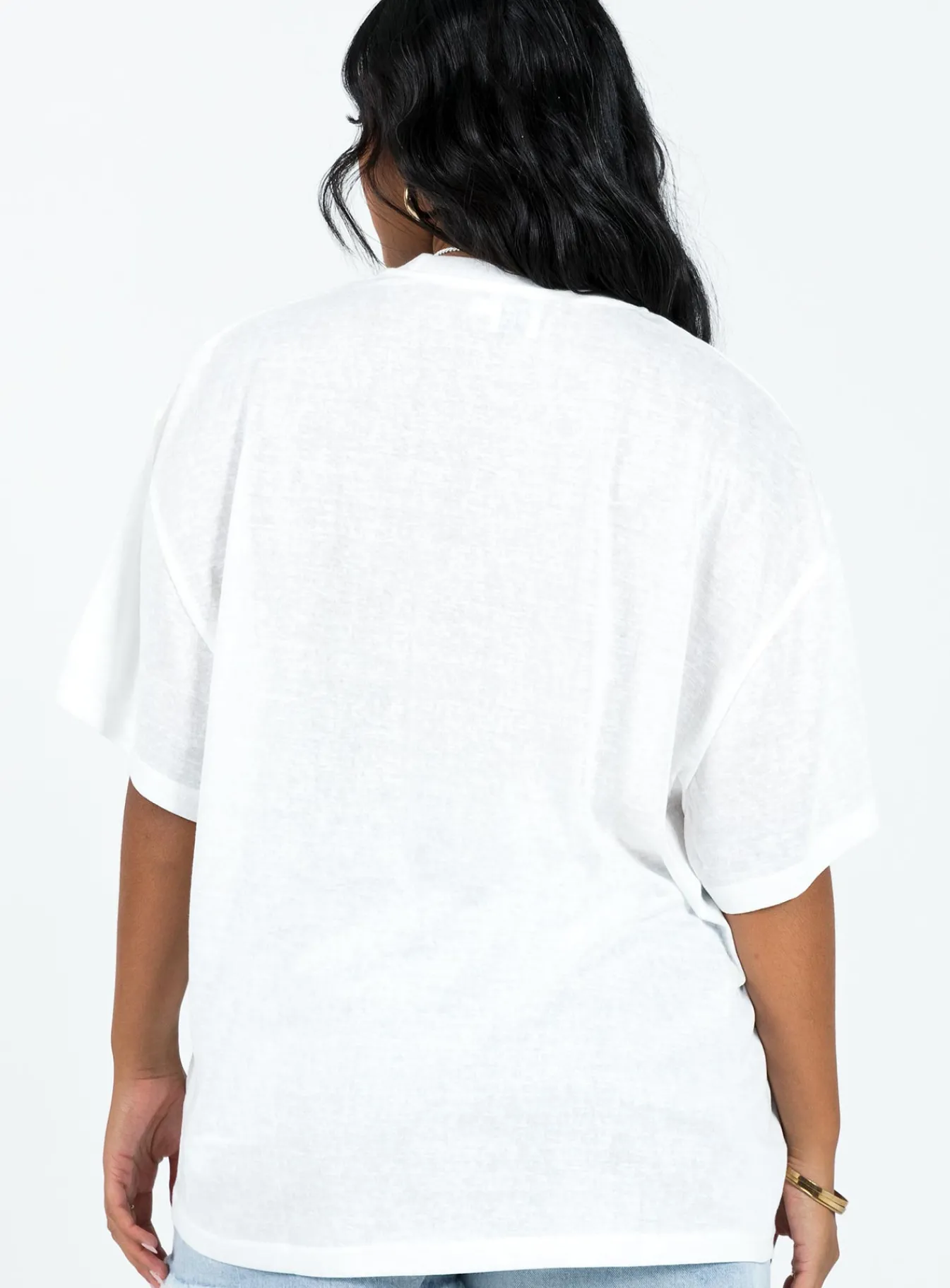 Princess Polly Martini Oversized Tee White Shop