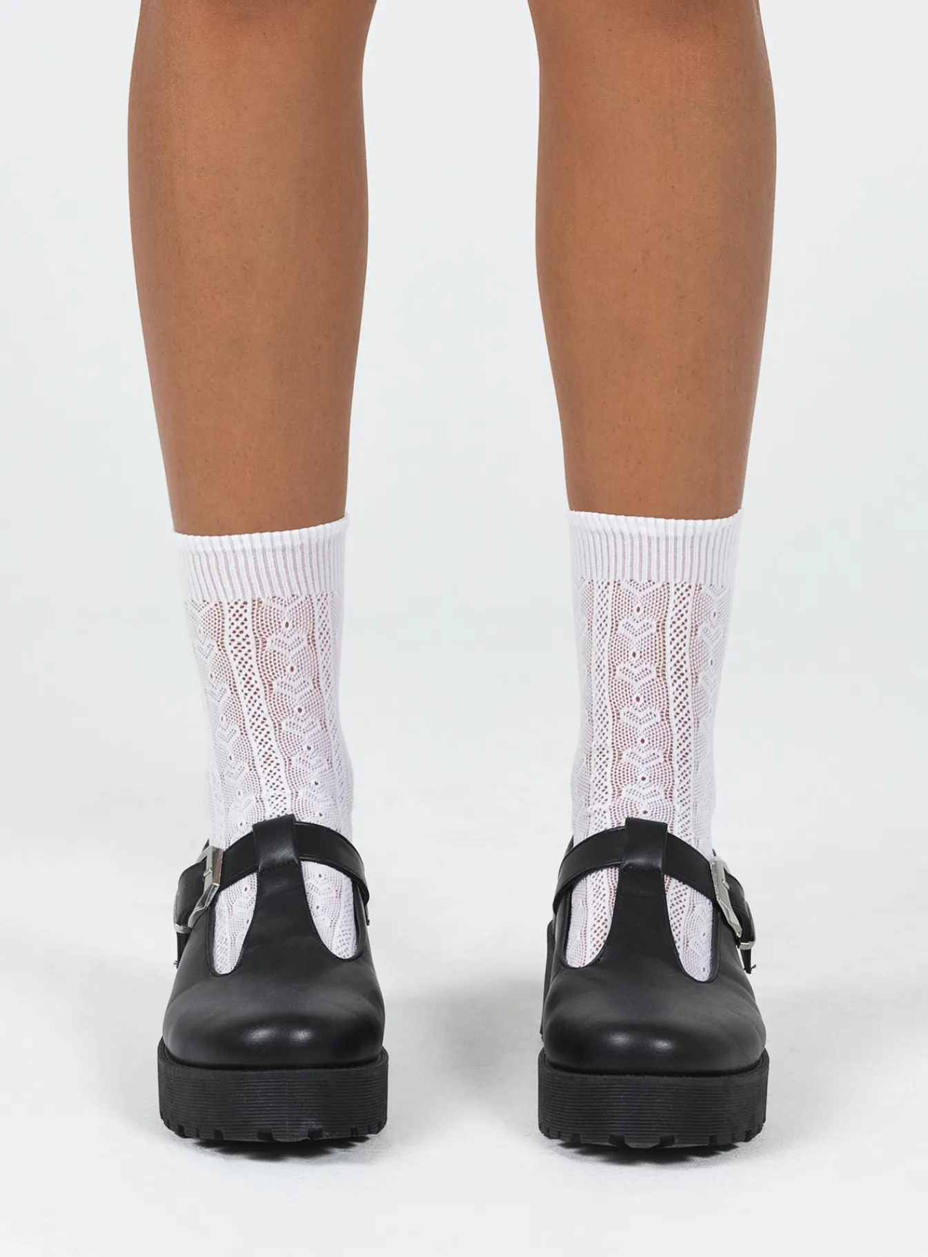 Princess Polly Mary Jane Loafer Black Flash Sale