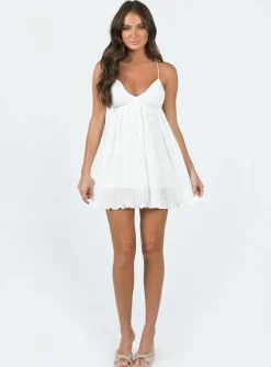Princess Polly Matea Mini Dress White New