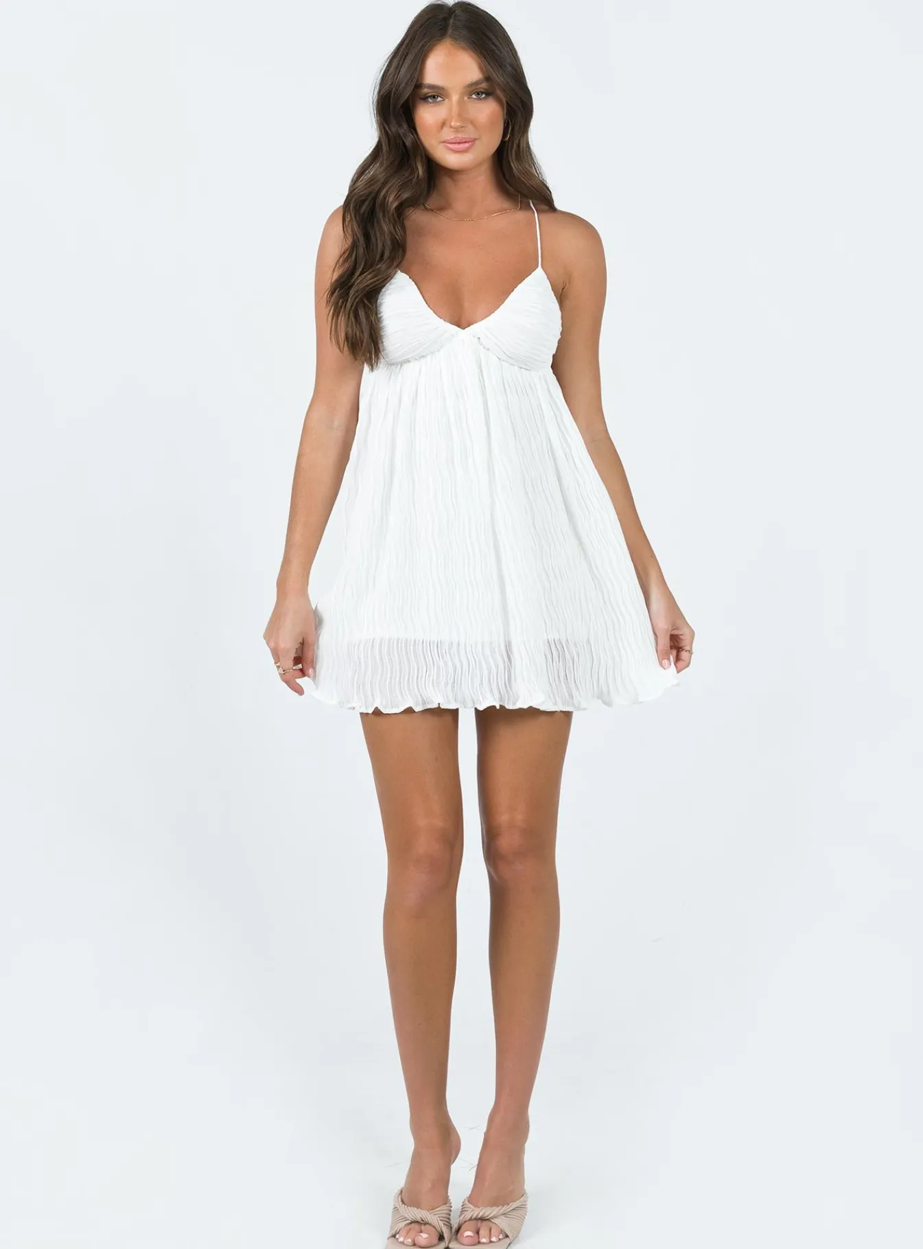 Princess Polly Matea Mini Dress White New