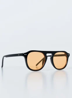 Princess Polly Matilda Sunglasses Black / Orange Sale