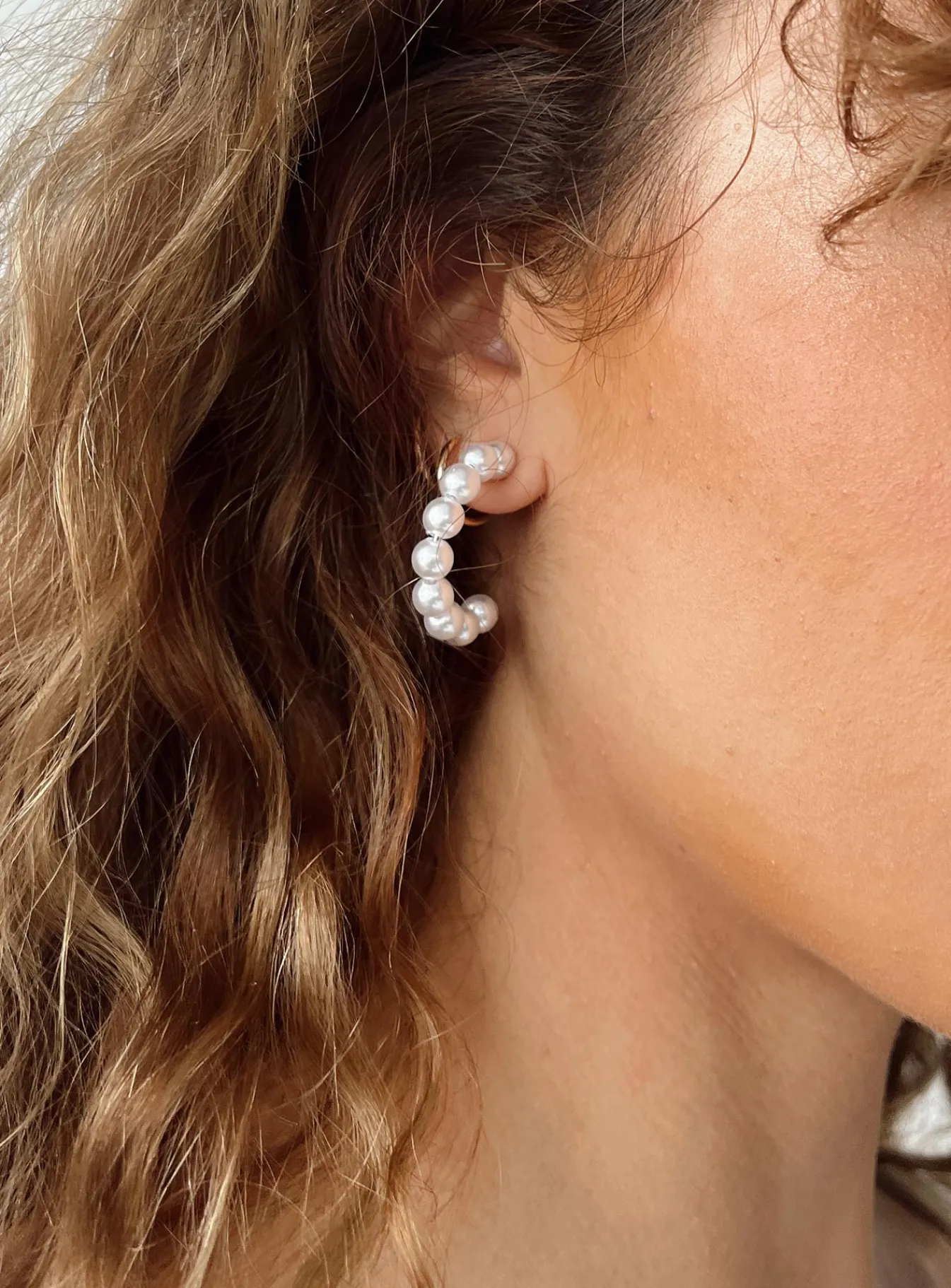 Princess Polly Maud Pearl Earrings White Fashion