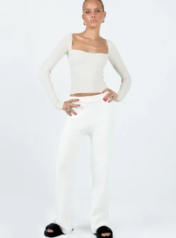 Princess Polly Mavins Long Sleeve Top Beige Fashion