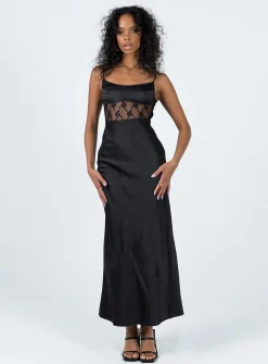 Princess Polly Maybelle Maxi Dress  Black Discount