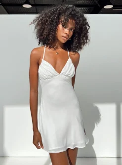Princess Polly Maylor Mini Dress White New