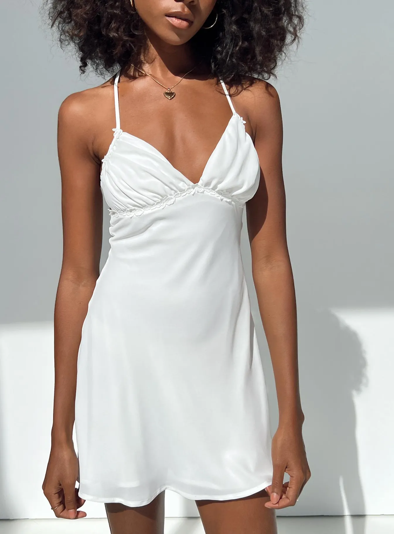 Princess Polly Maylor Mini Dress White New