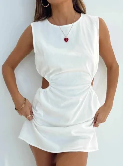 Princess Polly Mayzie Mini Dress  White Online