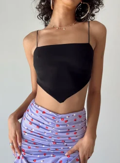 Princess Polly Mckinnon Top  Black Best