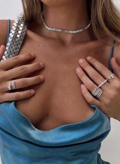 Princess Polly Mendes Ring Pack  Silver Best Sale