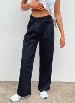 Princess Polly Mertyl Asymmetric Pants  Black Best Sale
