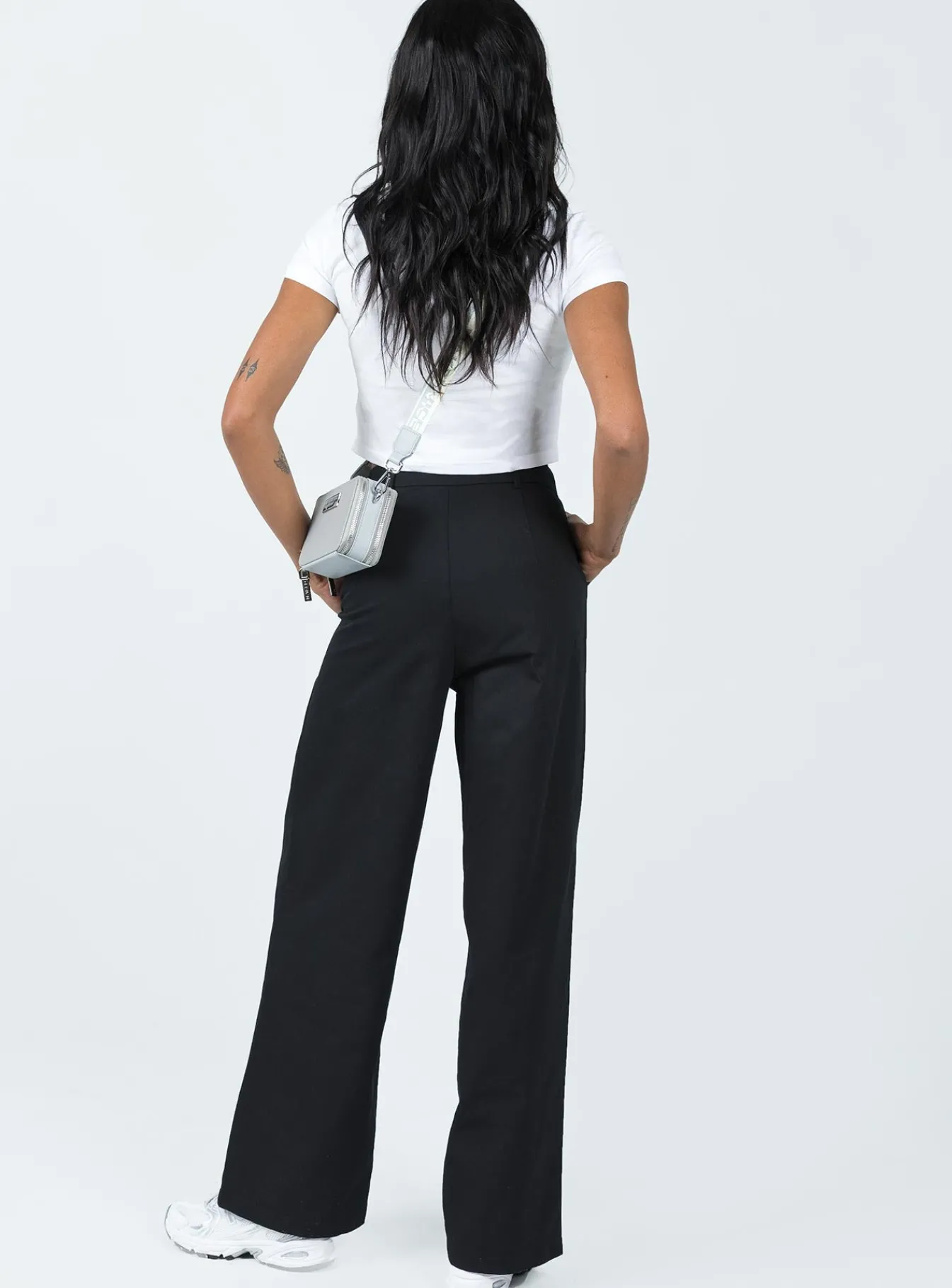 Princess Polly Mertyl Asymmetric Pants Black Best Sale