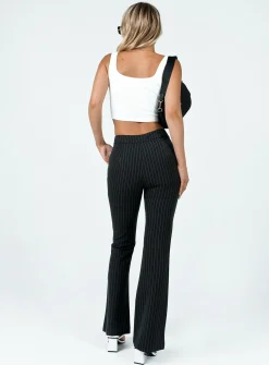 Princess Polly Meshelle Pants Black Flash Sale
