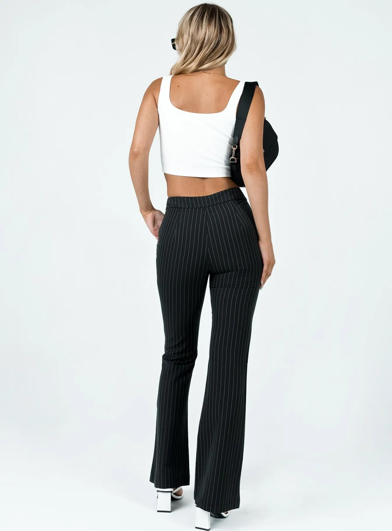 Princess Polly Meshelle Pants Black Flash Sale