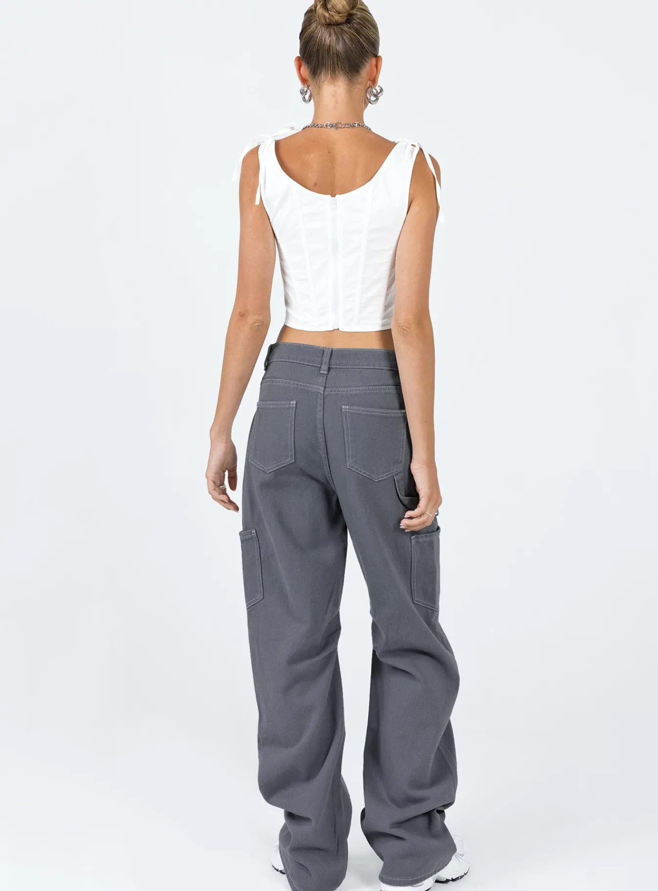 Princess Polly Miami Vice Pant Slate Best Sale