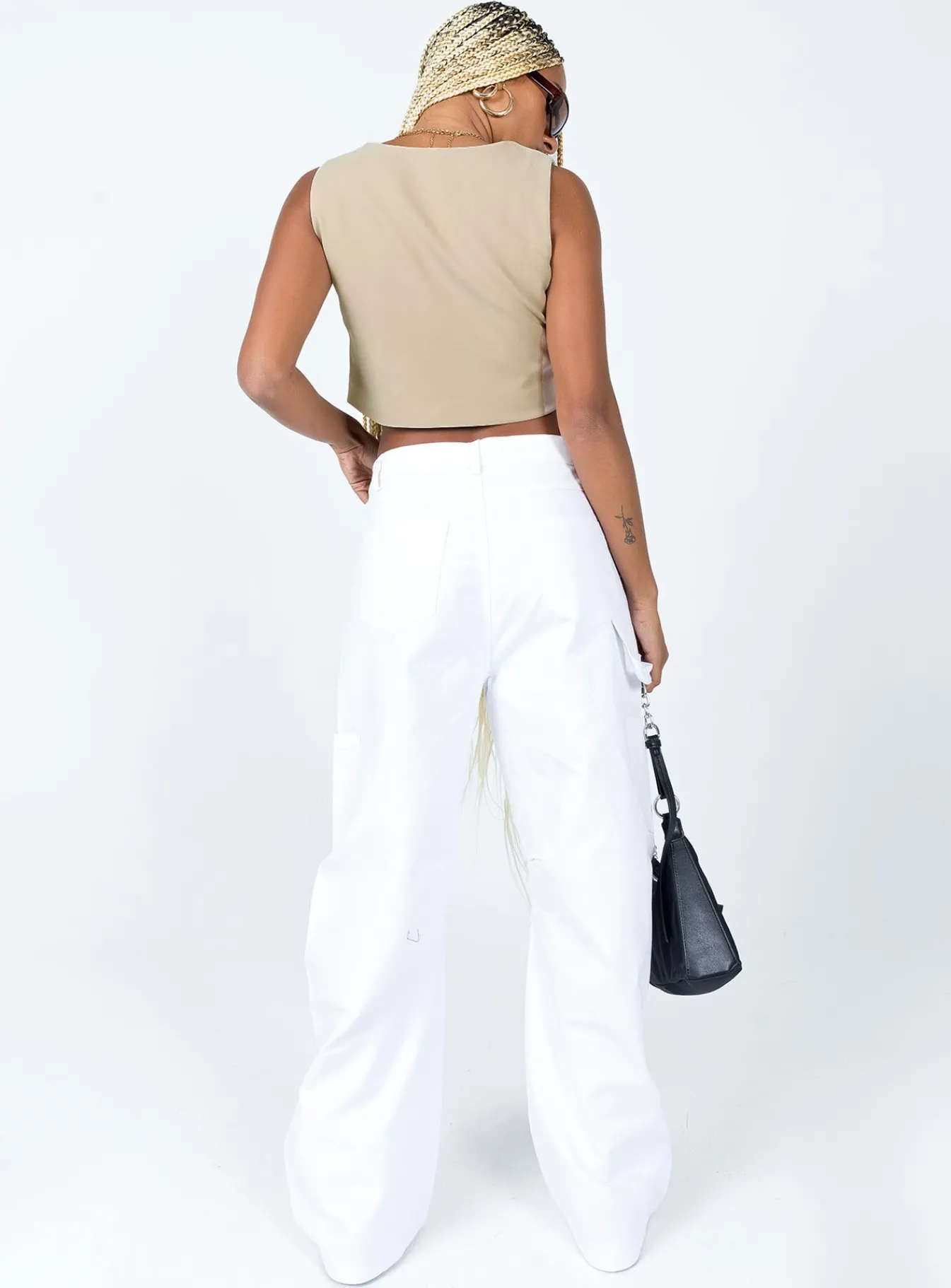 Princess Polly Miami Vice Pant White Cheap