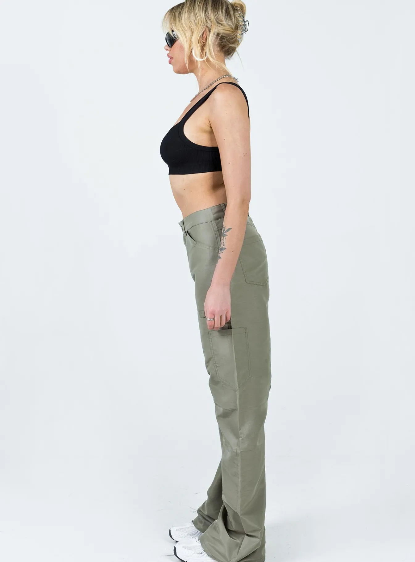 Princess Polly Miami Vice Pant Sage Shop