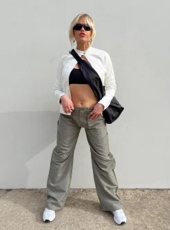 Princess Polly Miami Vice Pant Sage Shop