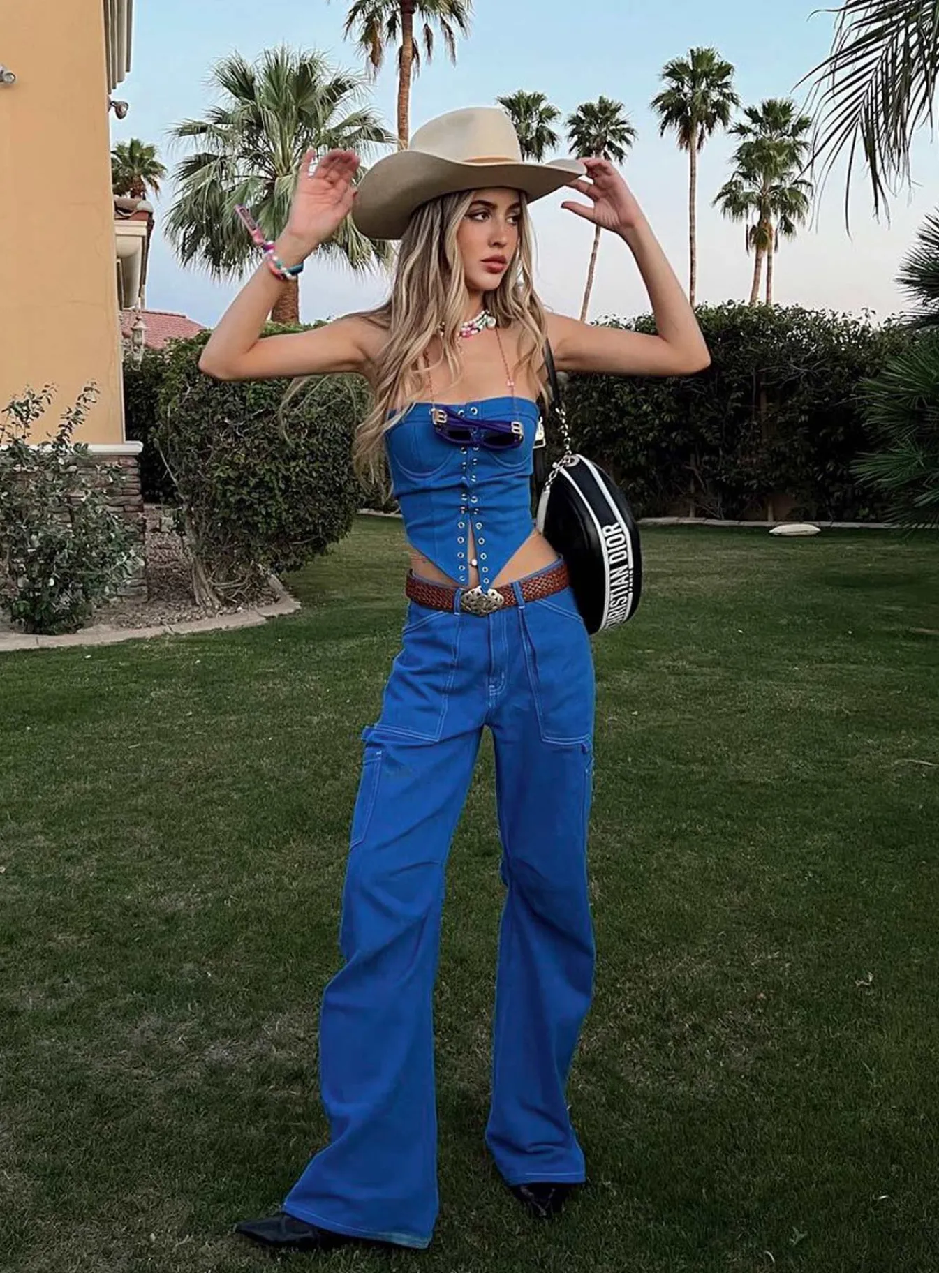 Princess Polly Miami Vice Pants Blue Best