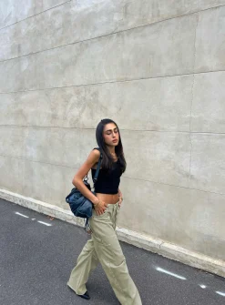 Princess Polly Miami Vice Pants Light Khaki Sale