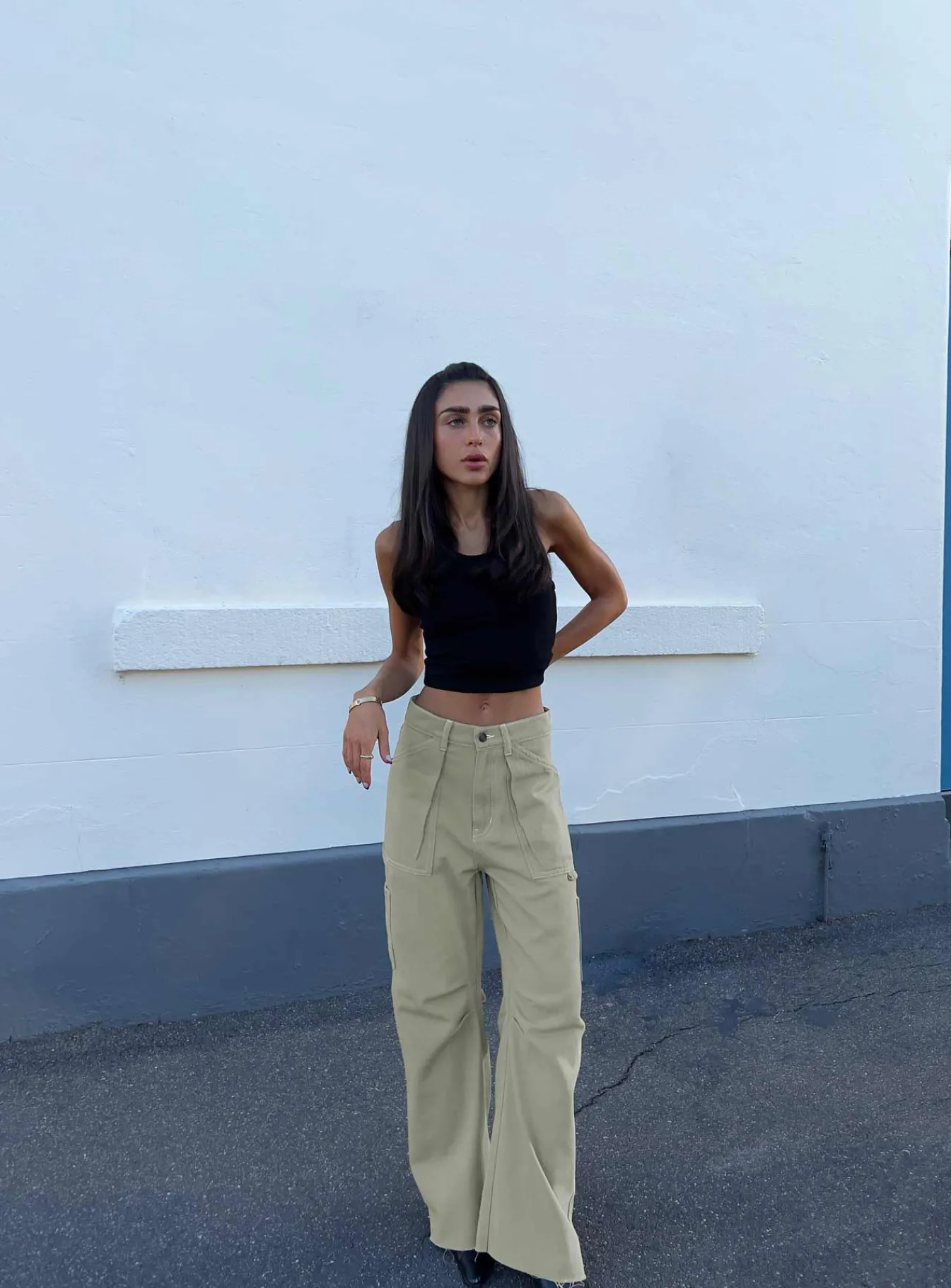 Princess Polly Miami Vice Pants Light Khaki Sale