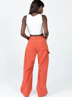Princess Polly Miami Vice Pants Red Online