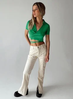 Princess Polly Michael Cord Pants  Beige Shop