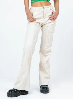Princess Polly Michael Cord Pants Beige Shop