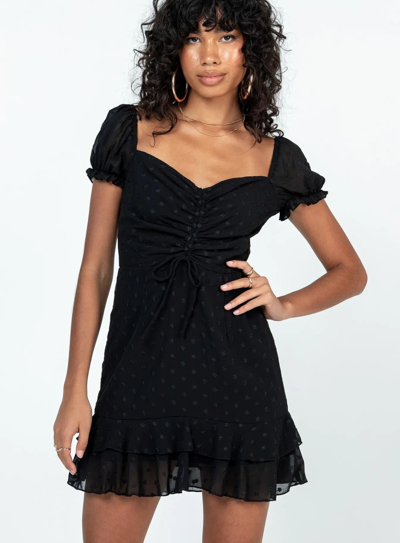 Princess Polly Mikail Mini Dress Black Sale