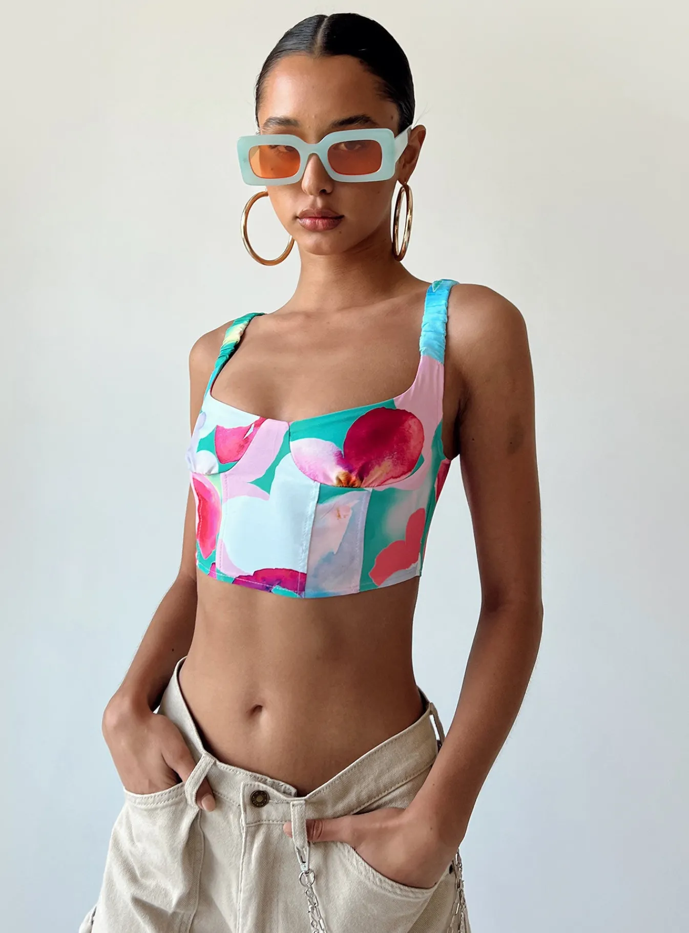 Princess Polly Mikayle Top Multi New