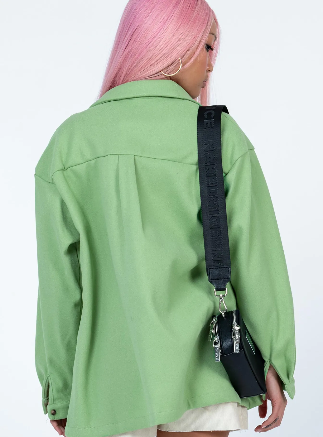 Princess Polly Mila Shirt Green Sale