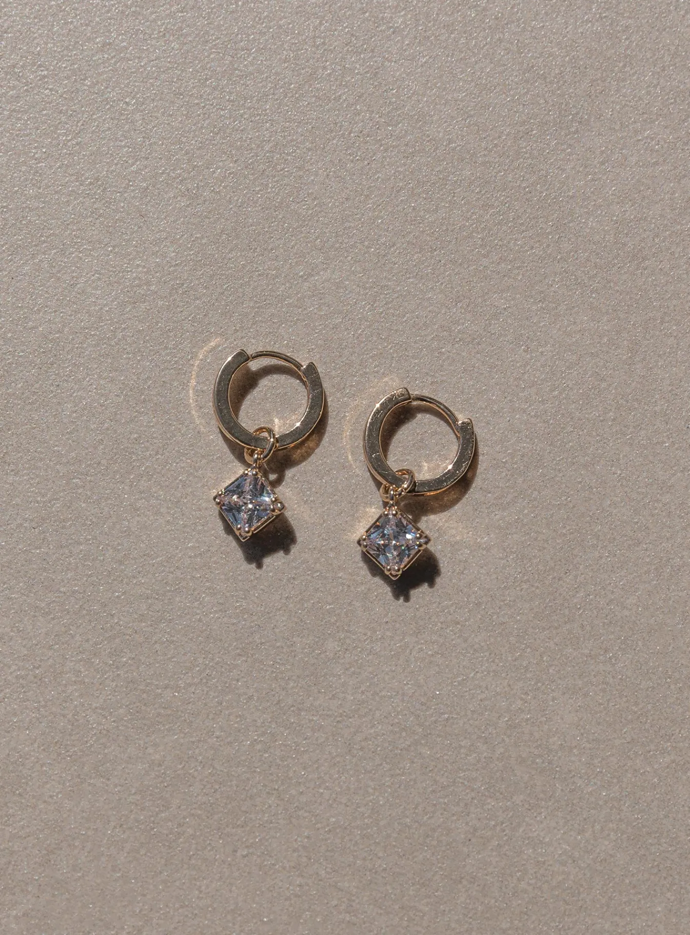 Princess Polly Milian Earrings/ Clear Gold Clearance