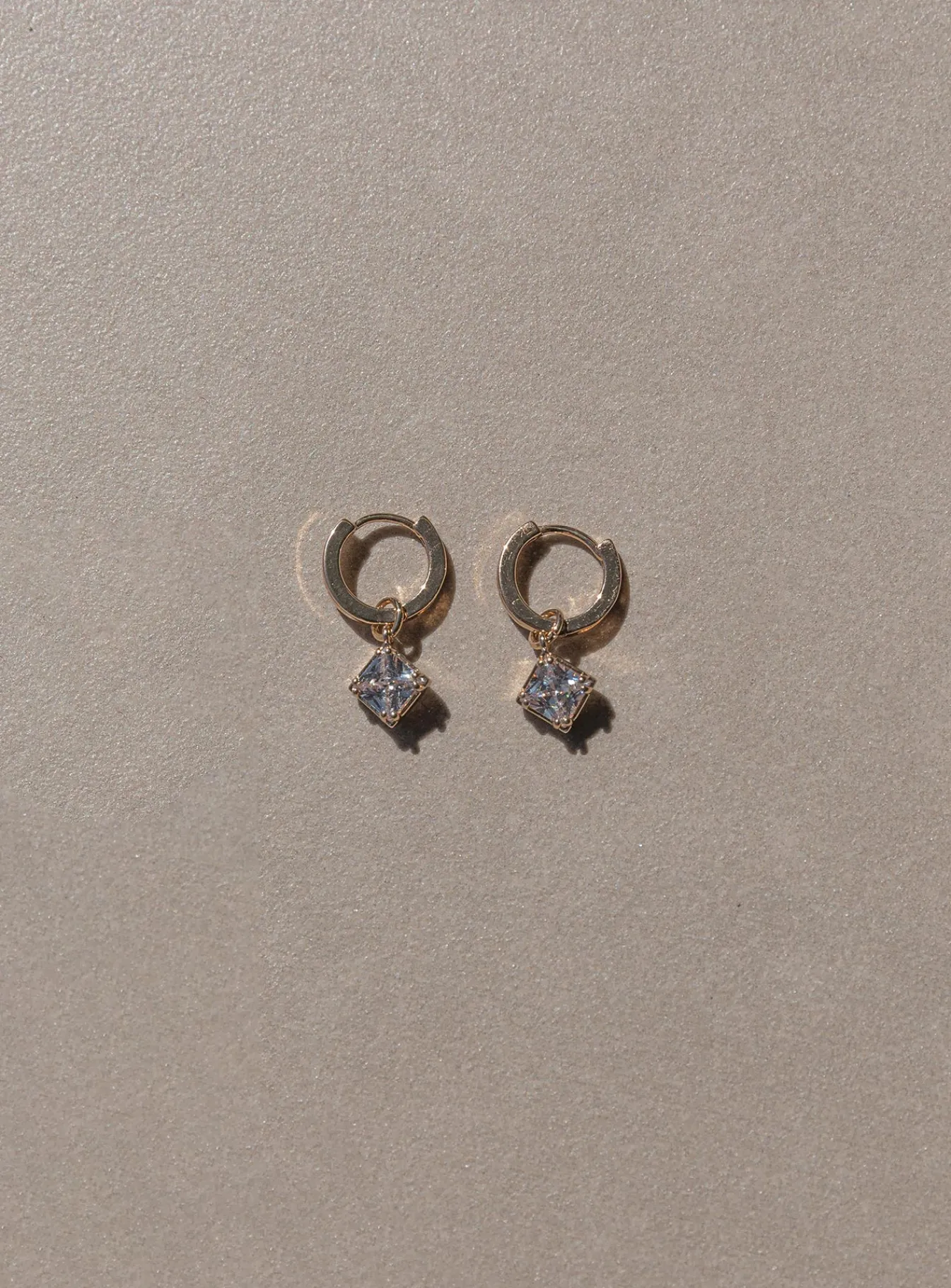 Princess Polly Milian Earrings/ Clear Gold Clearance