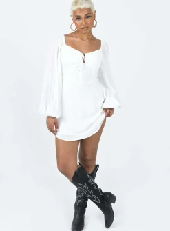 Princess Polly Milly Mini Dress  White Store